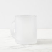10 oz Frosted Mok-Hallo Parlement Matglas Koffiemok (Voorkant links)