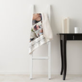 10-Photo Collage Grandma Gift Sherpa Deken (In situ)