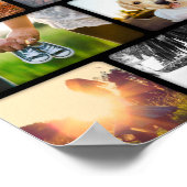 10 Photo Poster Collage Sjabloon Black Lijst (Hoek)