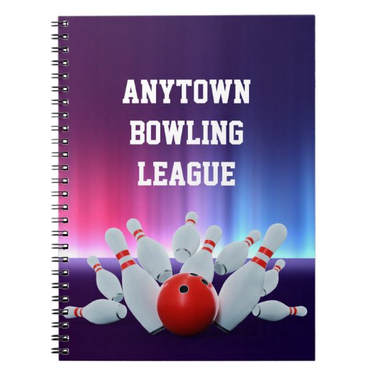 10-pins bowling notitieboek (Voorkant)