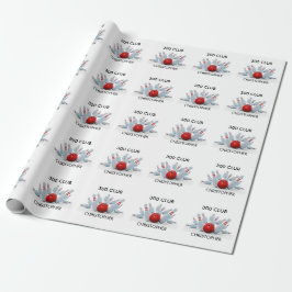 10-pins Bowling Strike Cadeaupapier