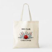 10-pins bowlingstaking tote bag (Achterkant)