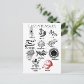10 Plagen Humor Briefkaart (Staand voorkant)