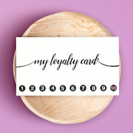 10 Punch handgeschreven kalligrafie Loyalty