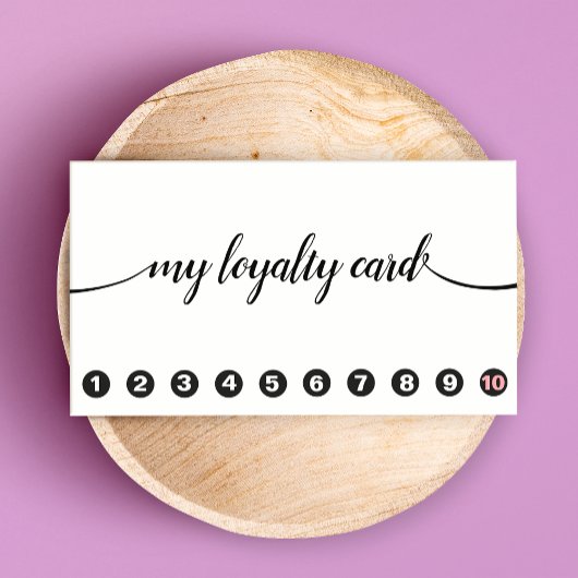 10 Punch handgeschreven kalligrafie Loyalty