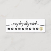 10 Punch handgeschreven kalligrafie Loyalty (Voorkant)