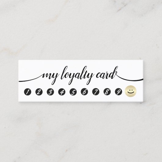 10 Punch handgeschreven kalligrafie Loyalty (Voorkant)