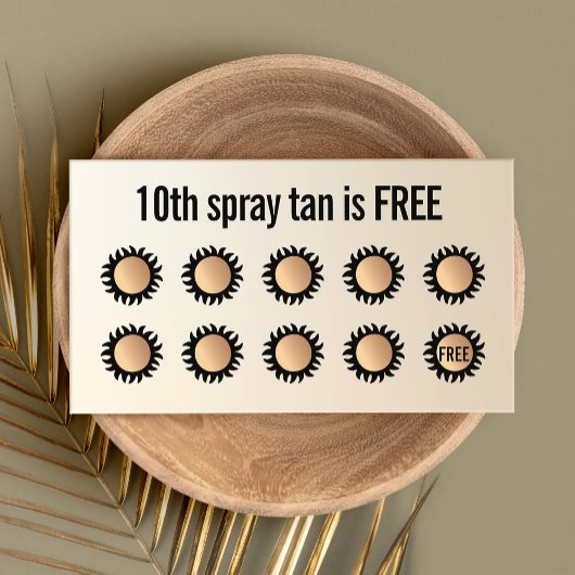 10 Punch Spray Tan Bezoek Customer Loyalty