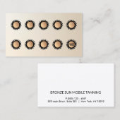 10 Punch Spray Tan Bezoek Customer Loyalty (Voorkant / Achterkant)