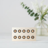 10 Punch Spray Tan Bezoek Customer Loyalty (Staand voorkant)