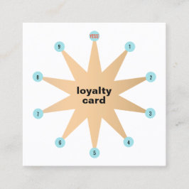 10 Punch Star Customer Loyalty Kaart