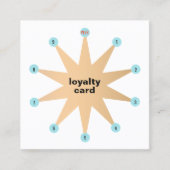 10 Punch Star Customer Loyalty Kaart (Voorkant)