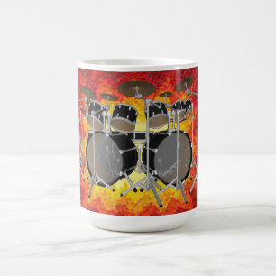 10-puntentrommelkit en grafische kaart: KoffieMok