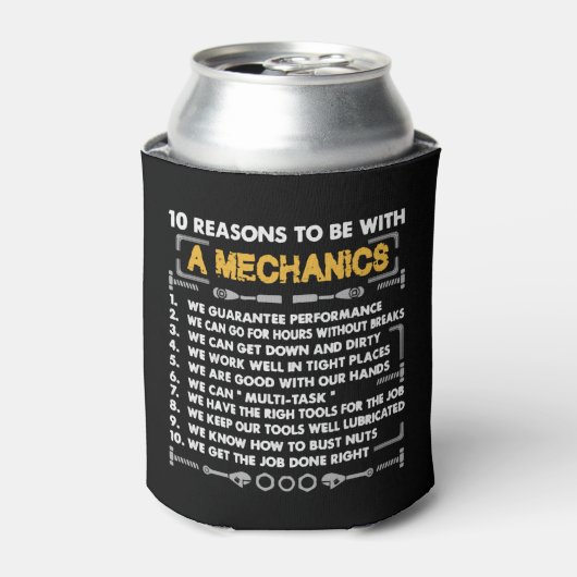10 Reason to be a Mechanic Blikjeskoeler (Blikje Voorkant)