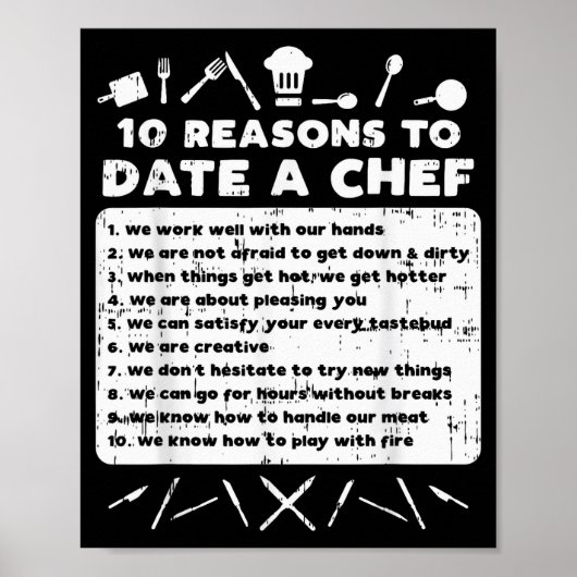 10 Redenen om met een Chef Grappig Afspraakje te M Poster (Voorkant)