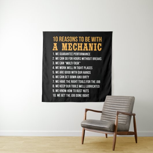 10 Redenen om met een mechanische funny-mechanica  Wandkleed (In situ)