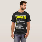 10 Redenen tot op heden een technicus met een unie T-shirt (Voorkant volledig)