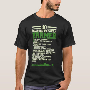 10 Redenen tot op heden voor een boer, Funny Farmi T-shirt