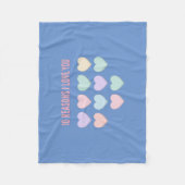 10 redenen waarom ik van je hou - 10e verjaardag c fleece deken (Voorkant)