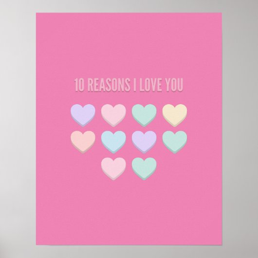 10 redenen waarom ik van je hou - 10e verjaardag c poster (Voorkant)
