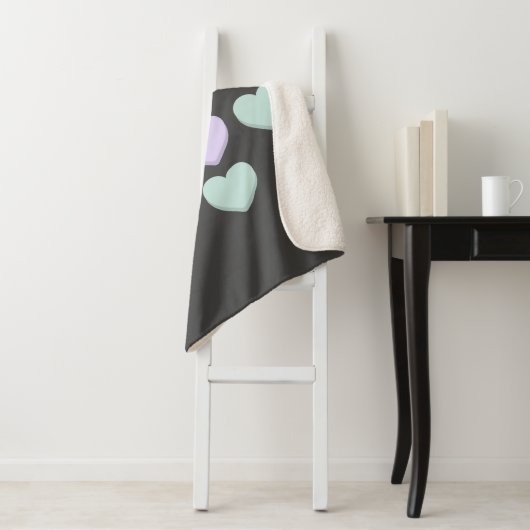 10 redenen waarom ik van je hou - 10e verjaardag c sherpa deken (In situ)