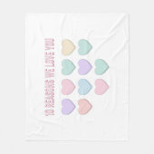 10 redenen waarom we van je houden - 10e verjaarda fleece deken (Voorkant)