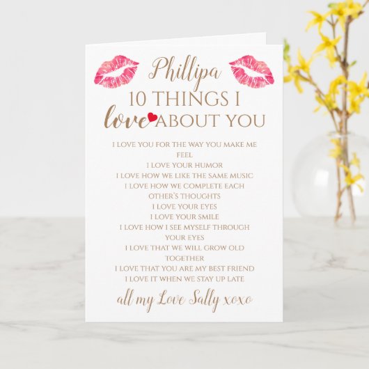 10 redenen waarom we van je zus houden Verjaardags Kaart (Gele Bloem)