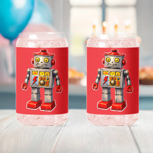 10 robot rood glas kan de