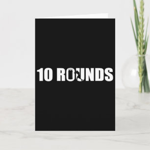 10 Rondes - Boksliefhebber Gymbokser Kickboksen Ki Kaart