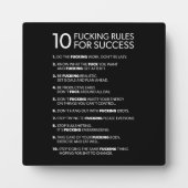 10 Rules For Success - Motivational Fotoplaat (Voorkant)