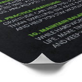 10 Rules For Success - Motivational Poster (Hoek)