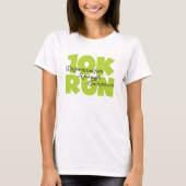 10 Run Spring Green T-shirt (Voorkant)