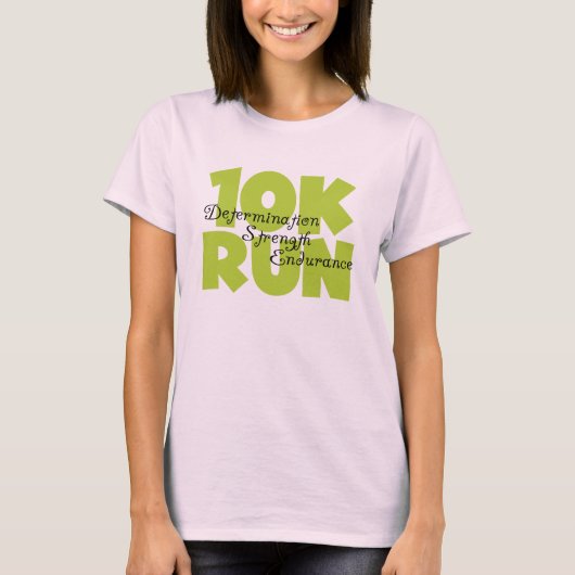 10 Run Spring Green T-shirt (Voorkant)