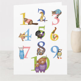 10 Schotse dieren blanco kaart