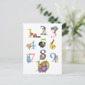 10 Schotse dieren briefkaart (Staand voorkant)