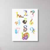 10 Schotse dieren canvas print (Voorkant)