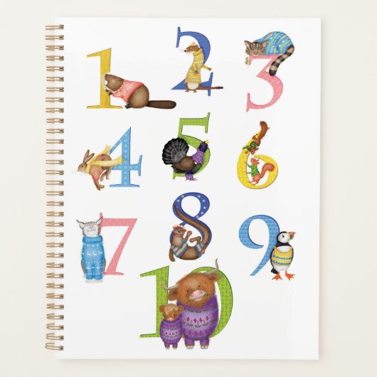 10 Schotse dieren planner (Voorkant)