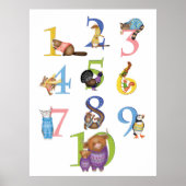 10 Schotse dieren poster (Voorkant)