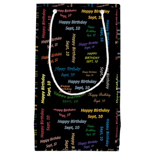 10 september, cadeautas (Voorkant)