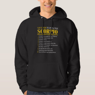 10 signalen om een echte Scorpio te vinden die zo Hoodie