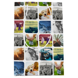 10 Sjabloon vierkant afgeronde witte Lijst van het Medium Cadeauzakje