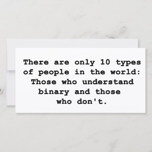 10 Soorten mensen (Voorkant)