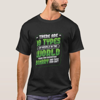 10 Soorten Mensen Begrijpen Binaire Code Progr T-shirt
