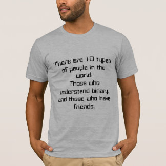 10 Soorten mensen T-shirt