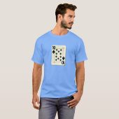 10 Spades-afspeelkaart T-shirt (Voorkant volledig)