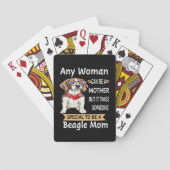 10 Speciaal om een Beagle Moeder te zijn Pokerkaarten (Achterkant)