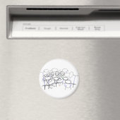 10-stukdrumkit: markeringstekening: magneet (Insitu (Vaatwasser))