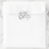 10-stukdrumkit: markeringstekening: ronde sticker (Tas)
