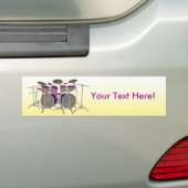 10-stuks trommelkit: Bumpersticker (Op auto)