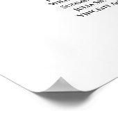 10 Tabel Paarse Boho Rozen Verticale Zitgrafiek Poster (Hoek)